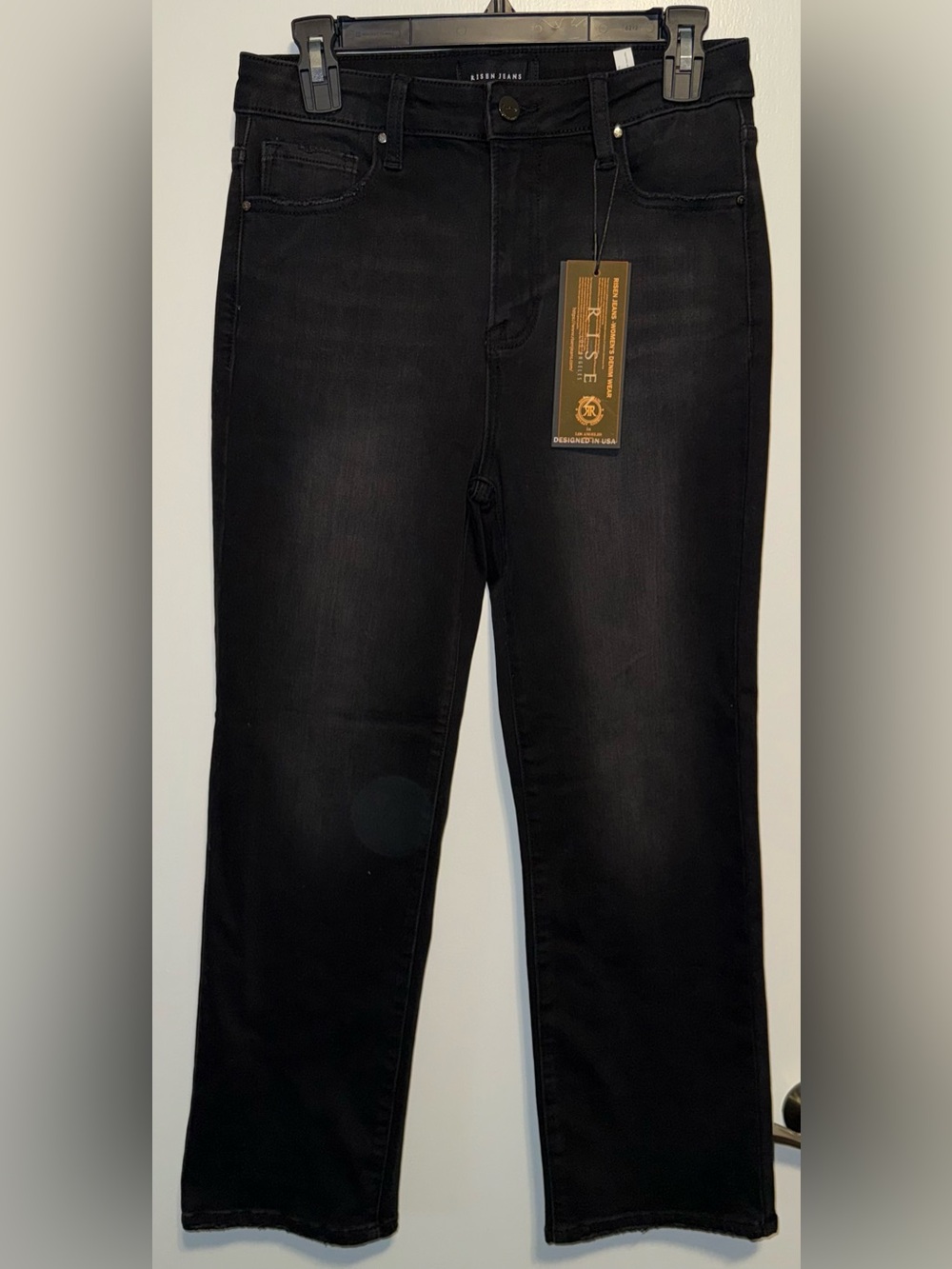 Risen Jeans Black Women’s Straight Leg Jeans
